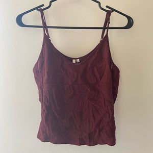 Sleeveless crop top